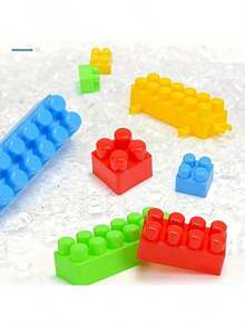 100pcs/150pcs/200pcs/300pcs/440pcs Colorful Building Blocks Set, Educational Assembly Blocks, Medium-Sized DIY Interlocking Bricks (Random Colors), Creative And Imaginative Puzzle Toys, Birthday/Halloween/Christmas/Thanksgiving/Easter Gifts - Multicolor - View 10