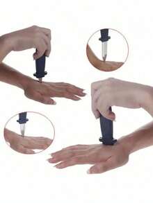 1 件道具玩具魔术塑料伸缩刀恶作剧道具刀吓人戏法假搞笑 - 黑色 - 查看 7