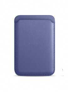 Apple Magsafe Leather Magnetic Adhesive Card Slot PU Leather Card Holder