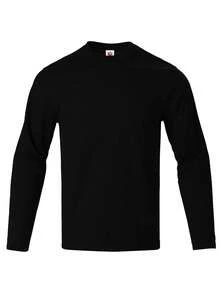 4PCS Men's Performance Long Sleeve T-Shirt - màu đen - Xem 4