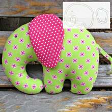 1 件可重复使用迷你大象形状模板，DIY 刺绣缝纫贴花工艺工具，适用于手工毛绒娃娃、拼布、柔软织物绘画