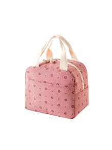 Cute Portable Lunch Bag, Insulated Lunch Box For Students And Office Workers, Handheld Adorable Meal Bag/Cooler