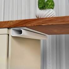 1 件装电线整理器托盘、游戏桌电缆管理整理器、电缆固定器、电线管道、隐藏式电缆布线、桌下电缆整理器、电线隐藏器、电缆槽、桌面电缆托盘