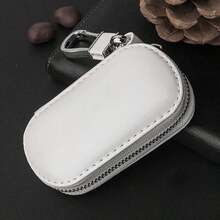 Funda lisa y sencilla para llave de coche unisex, bolsa para llaves de negocios, protector de llave con control remoto, estuche para llave con logotipo de coche - Multicolor - Ver 15
