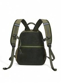 1 件 返校经典基本款大容量书包，带笔记本电脑隔层，时尚百搭多功能背包，简约纯色运动包，优质尼龙学校背包，带可调节肩带和宽敞的多个口袋