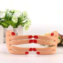 1/2/5 件新颖手形眼镜，搞笑派对眼镜，独特时尚配饰，适合舞蹈和活动，创意男女通用，万圣节装饰，街头摄影夸张无框眼镜 - 彩色 - 查看 3