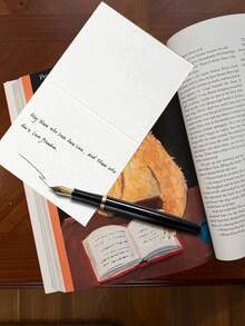 1 张可定制贺卡，带有个性化文字、姓名、艺术字体、白色折叠生日、情书、礼物、信封，适用于礼物、生日、派对、婚礼邀请函、乔迁、圣诞节、情人节、宴会门票，适合男士、女士、情侣、母亲、父亲学校用品、返校 - 彩色 - 查看 4