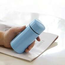 1pc 160ml/5.41oz 304 Stainless Steel Vacuum Flask, Portable Pocket Tumbler, Suitable For Outdoor Camping And Hiking