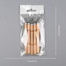 5pcs Pottery Tools Set, Teapot Wood Handle Multi-Head Shaped Clay Modeling Hand DIY Sculpture Knife Carving Tool