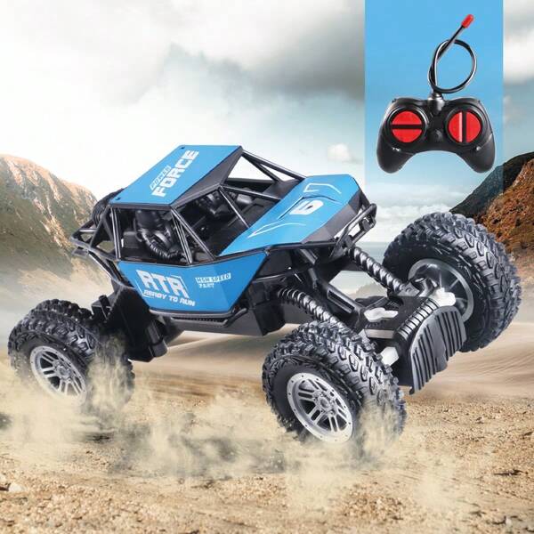 Coche teledirigido para campo a través, con neumáticos de goma, juguete de coche RC para niños, disponible en varios colores, adecuado como regalo de cumpleaños para niños