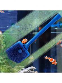 3 件套水族箱清洁套装：水族箱虹吸管、鱼网、双面清洁刷，让您的鱼缸干净顺滑