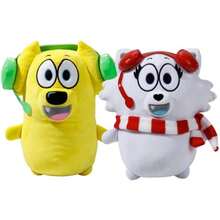 泰勒和斯诺威毛绒玩具，柔软依偎毛绒玩具，完美的拥抱伙伴，可爱的毛绒动物组合，适合儿童和收藏家