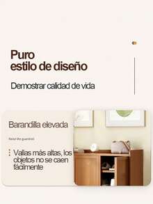 Zapatero de Bambú y Placa Compuesta - Modelo 8 Niveles, Ideal para Entrada - Multicolor - Ver 4