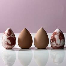 4 PIEZAS Esponja de maquillaje, adecuada para corrector en crema y en polvo, herramientas de aplicación de maquillaje en polvo suelto, borla de polvo de cojín de aire para corrector facial, crema de maquillaje y crema de base mezclada, esponja de belleza, vacaciones en la playa, fácil de llevar, maquillaje, económico, decoración de habitación, tocador, viaje, dormitorio, accesorios de maquillaje, borla, difuminador de maquillaje, borla de polvo, esponja de maquillaje, económico, rellenos de calcetines, maquillaje, herramientas de maquillaje, cosas baratas, regalos, regalos para mujeres, regalos de Navidad - Multicolor - Ver 12