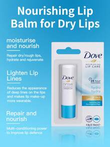 Dove 1支4.8克多芬保湿润唇膏，深层补水精华+保湿基底，质地轻盈不黏腻，持久保湿，舒缓干燥双唇，适合所有肤质，可每日使用。 - 保濕補水 - 查看 2