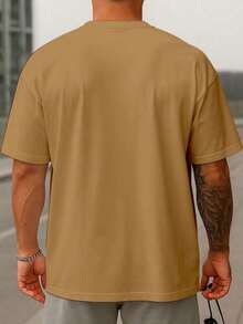 Camiseta Masculina New York The One Camisa Básica Streetwear Algodão Unissex Estampada - Castanho - Visão 2