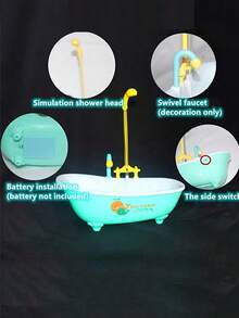 1 件装宠物鸟浴盆，鹦鹉自动洗澡淋浴盆，鸟类适用 - 彩色 - 查看 5