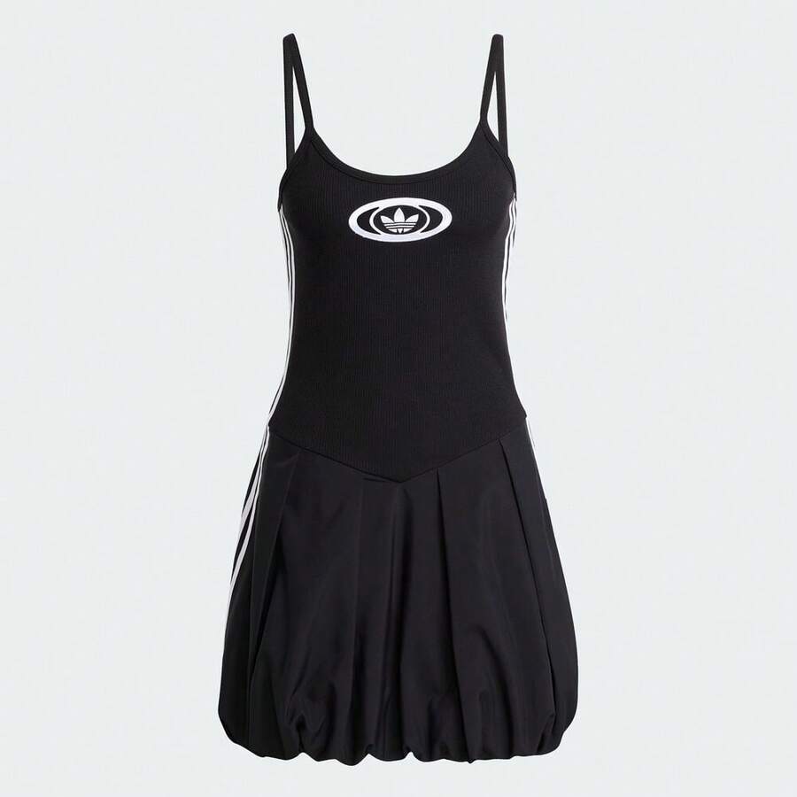 Adidas Originals Vestido sin mangas de globo para mujeres KC8798 - Negro - Ver 1