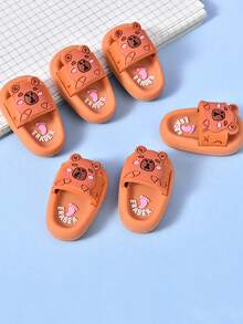 一盒两件。创意可爱拖鞋水豚造型学生橡皮擦。迷你水豚橡皮擦，擦除干净。橡皮擦。学生文具，开学季必备。