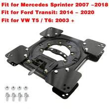 SEAT SWIVEL BASE For Mercedes Sprinter (2007-2018) Campervan Motorhome - Black - View 4