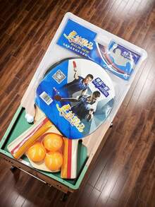 1 Stück Schläger + Multiball Set, bietet grundlegende Übungs- und Unterhaltungsbedürfnisse. All-in-One Tischtennis Sportausrüstung, die einen bequemen und gesunden Lebensstil bietet.