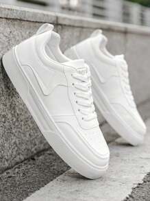 2025 Men's Casual White Sneakers, Skateboard Shoes, Leisure Sports Shoes