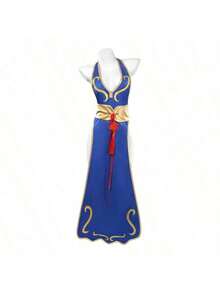 Chunli Cosplay Costume Cheongsam Costume Cosplay Anime Halloween Costume