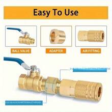 1/6/12pcs 3/4" To 1/2" Internal Threaded Adapter, Suitable For Kitchen, Bathroom, RV Plumbing And Various Piping Connections, High Pressure Pipe Connector