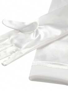 New Upgraded Women's Long Formal Satin Gloves - Wedding Performance Ball Dance Accessories | Suitable For Wedding, Party, Tea Party, Cosplay