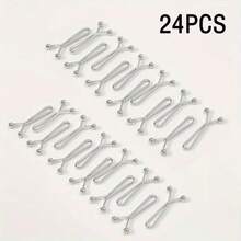 8/16/24pcs Invisible Waist Extender, Seamless Adjuster For Pants/Scarves/Curtains. - Multicolor - View 21