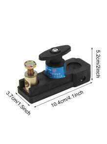 1Pc Universal Car Battery Disconnect Switch Battery Terminal Anti-Leakage Switch Battery Disconnect Isolator Cut Off Switch, Heavy Duty Battery Disconnect Switch - Dual Terminal Isolation, Manual Operation, Compatible With 12V/24V Systems - Anti-Leakage Protection For Cars, Trucks, Boats, RVs, ATVs, Marine - Industrial-Strength Electrical Disconnect, Rugged Design, High Conductivity, Boat Owners ﻿