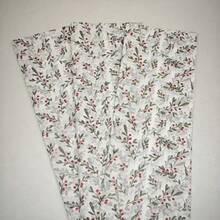 15/30/60 hojas de papel de seda con patrón de árbol de acebo, de 50*35cm, papel fino adecuado para embalaje de regalos, protección de humedad para ropa, embalaje de vino, relleno de cajas de regalo, protección de artículos frágiles, decoración para cumpleaños, San Valentín, regalos de Navidad