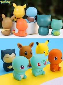 pokemon 10/6/20/144pcs Pcs Pokemon, Abstract Doll Ornaments, Suitable For Placing On Desks, Dining Tables, Bedside Tables, Etc., Birthday Gift Toys, Pikachu, Handmade Sets, Ideal Gifts For Enthusiasts, Party Lovers And Collectors, Suitable For Birthday Party Decorations. Features: Can Be Given As An Ideal Gift, A Must-Have In Summer, Suitable For Summer Parties, Birthday Parties, Christmas, Halloween, Thanksgiving Parties Or Use