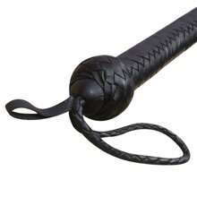 Here Is A Detailed Introduction To The "Genuine Cow Hide Leather Bull Whip 3 - Feet - Long 16 - Plaits Heavy Bullwhip Handmade":