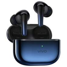 Hi-Fi 无线耳机：Vivo TWS 4 | AptX 无损音频和 12.2 毫米陶瓷驱动器 | 55dB ANC | 45 小时播放时间 | 44ms 低延迟 - 藍色 - 查看 1