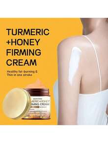 4.23盎司姜黄蜂蜜瘦身霜可以紧致塑身，滋润舒缓肌肤，帮助皮肤血液循环，使皮肤更健康 - 120G/4.23OZ - 查看 12