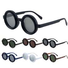 New ND2-400 Adjustable Dimming Glasses Round UV400 9 Level ND Filter Polarized Fashion Glasses Fashion Glasses Outdoor