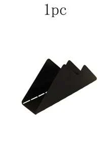 1pc Metal Napkin Holder,Silver Hollow Pattern,Stylish And Simple Gold Triangle Napkin Holder,Napkin Holders For Dining Table Restaurant Decoration, Modern Napkins Holder, Dining Table Napkin Holders For Kitchen (Gold,Silver,Black)