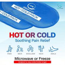 Reusable Hot And Cold Gel Ice Packs For Injuries Cold Compress Ice Pack Gel Ice Packs Cold Packs For Injuries 10.5 X 5 Inch 4 Pack 668 - 10.5x5吋(4件裝) - 查看 3