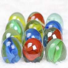 彩色玻璃珠，多色装饰玻璃珠，适用于水族馆、花瓶填充物和珠子游戏