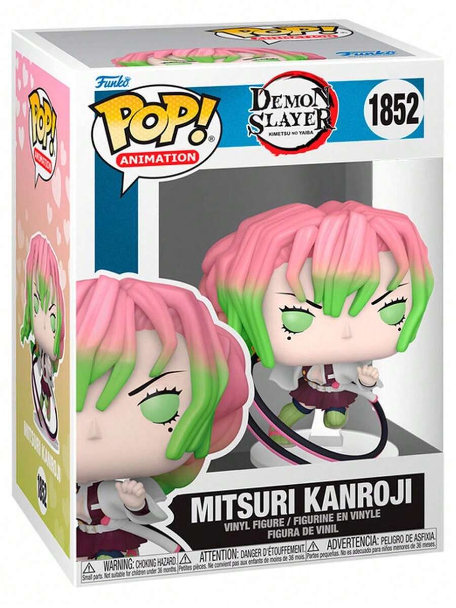 Funko POP-Figur  Kimetsu no Yaiba Mitsuri Kanroji - Rosa und Grün - Übersicht 1