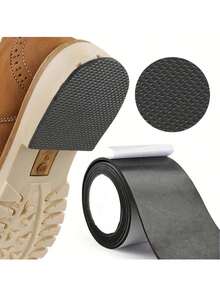 New Seasonal Shoe Protective Self-Adhesive Non-Slip Rubber Sole Repair Patches, Thick-Soled High Heel Shoe Non-Slip Protective Pads, Dress Shoe Silent Non-Slip Stickers - Durable Shoe Protection,Shoe,Spring Summer Picks,Brides Maid Gifts,Room,Bedroom Deccor,Bedroom Deccor,Beach,Travel,For Men,For Women,Vacation - Black - View 2