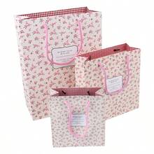 Fresh Rose & Small Flower Decor Paper Bag, Gift Packaging Bag For Party Or Presents - Multicolor - View 6