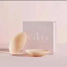 Cakes-Circle Body Grippy Not Sticky Seamless Covers, ReusableSelf Adhesive Silicone Pasties, NonAdhesive Nipple Covers For Women - Em yêu - Xem 1