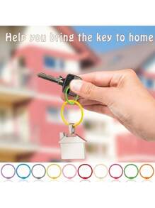 Colorful Metal Loose Leaf Rings - Variety Of Bright Colors, With Keychain Function, Suitable For Albums, Stationery, Keys And Other Loose Leaf Rings - 1.18 Inch Iron Openable Rings, Glossy Surface, Stationery Organization | Multicolor Office Supplies | Smooth-Faced Rings, File Organization For Office, School And Home, Index Card Binder Rings, Notebook Loose Leaf, Binder Rings, Scrapbook Rings, School Supplies, School Supplies,Back To School