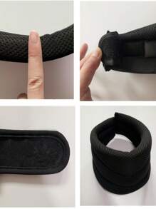 Cojín protector de cuello ajustable de 3 niveles para uso en el hogar, soporte de cuello de espuma transpirable para la protección de la columna vertebral