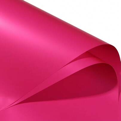 1 Paket 20 Yaprak Düz Renk Su Geçirmez Çiçek Paketleme Kağıdı, Mat Kaplama Çiçek Buketi Paketleme Kağıdı