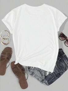 Women T-Shirts - Black - View 2