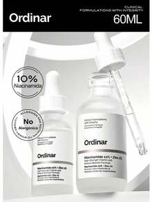 Suero Serum The Ordinar Niacinamida al 10% + Zinc 1% - De uso Diario para día y noche - Calma e Hidrata 30ml y 60ml,, Hidratación y Luminosidad, Día de San Valentín Regalo Navideño Ideal para Ellas, Cuidado Facial de Alta Calidad - transparente - Ver 4