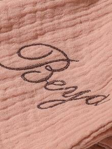 1pc Customized Embroidered Name Baby Rabbit Comforter Soft & Cute, Great Gift For Baby Boys & Girls - Multicolor - View 9